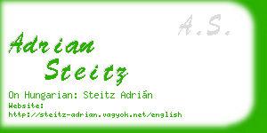 adrian steitz business card